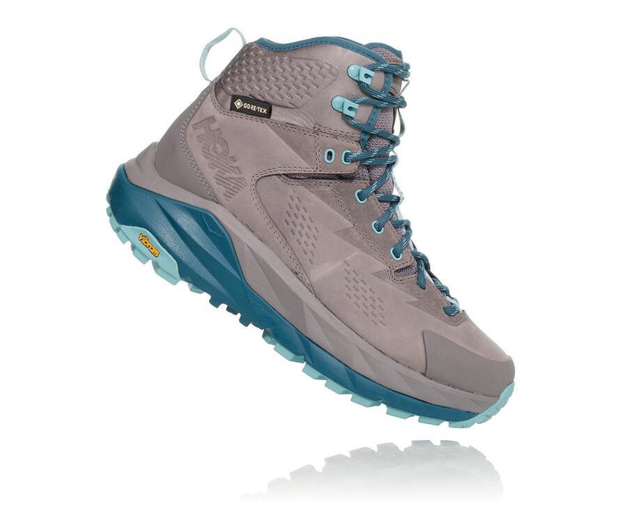 Hoka One One Kaha Gore-Tex Vandringsskor Dam - Grå - BSVXG-1759